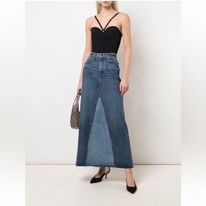 Khaite Lory Slim Fit Bodysuit, size L, black, new